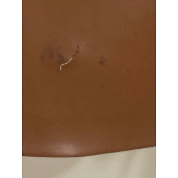 Vintage 70's Montgomery Ward Long Coat Size 20.5 Belted Retro Manmade Fabric - Picture 10 of 16